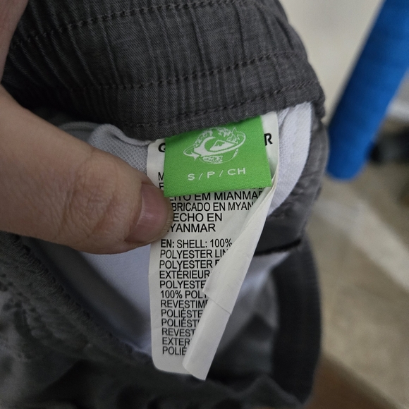 Quiksilver Men's Gray Shorts Small Swim Trunka Summer Swimming - Picture 4 of 7